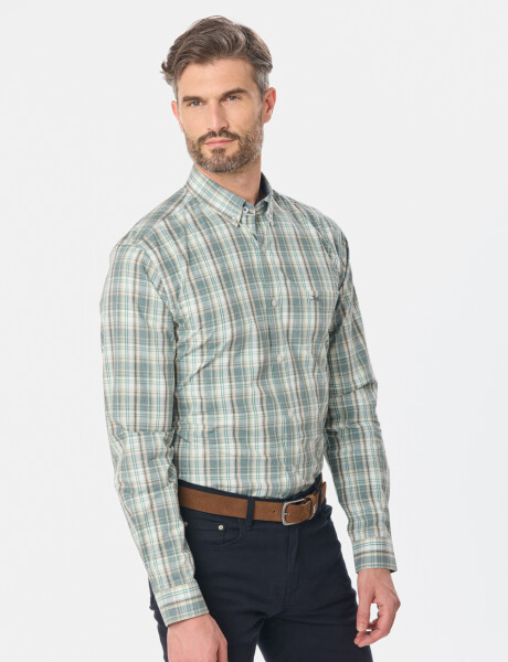 CAMISA CUADROS Verde