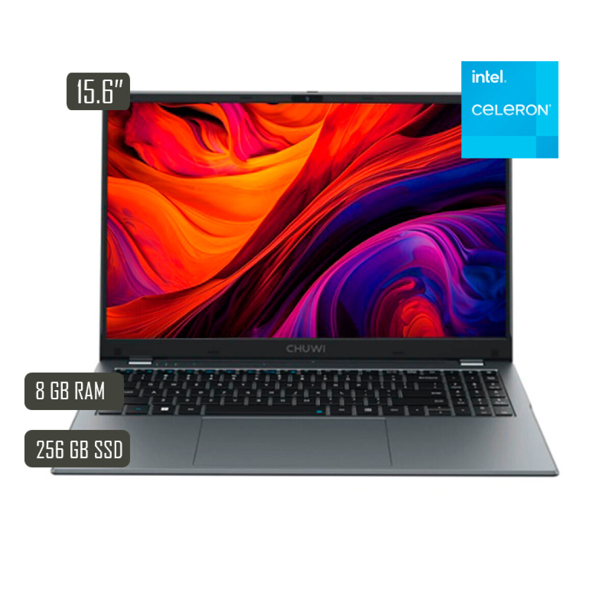 Notebook Chuwi 15.6" Intel Herobook Plus 8GB 256GB W11+ Rega 