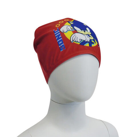 Gorra Natación Infantil Sonic Talle Único ROJO