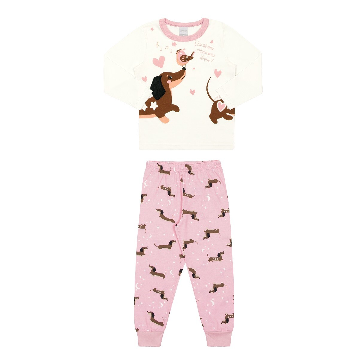 PIJAMA PERRO ROSA - Rosa 