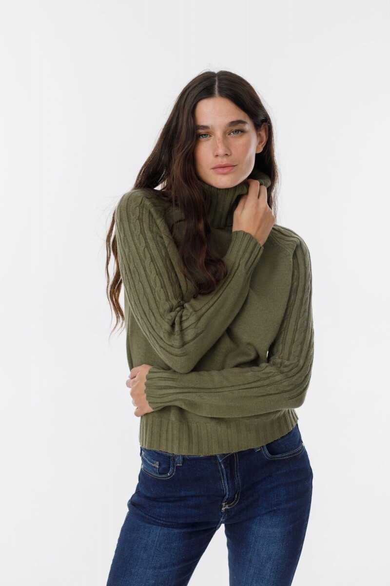 Sweater Espiga - Verde Militar 