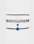 Chokers Mood Set De Chokers Moodstone - Plateado