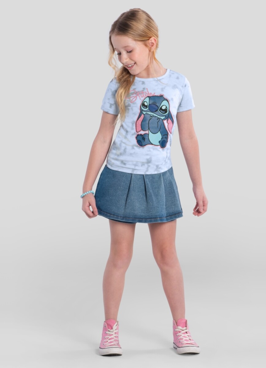 Remera de Niña. - Azul 