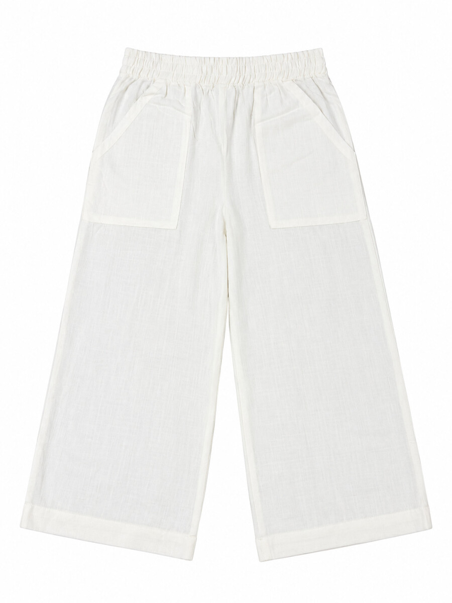 PANTALÓN JUAQUI LINEN - OFF WHITE 