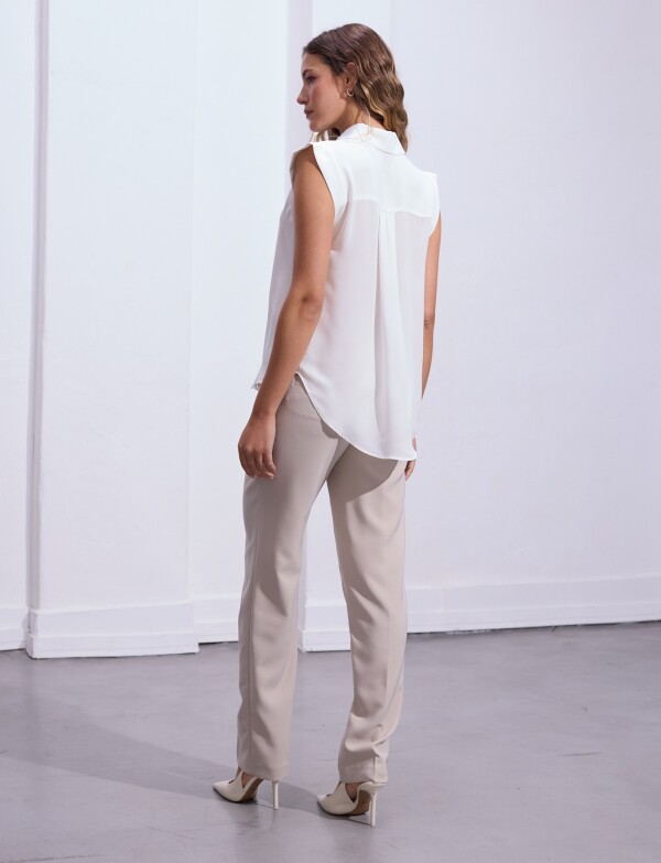Blusa Botones CRUDO
