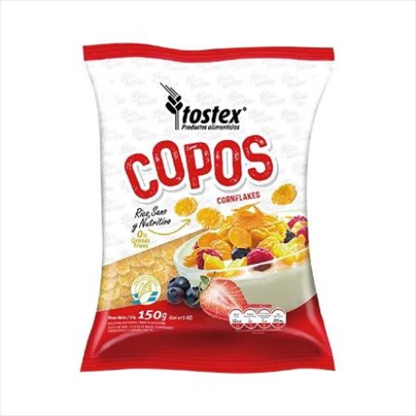 CEREAL TOSTEX COPOS CORNFLAKES 150GR (ROJO) CEREAL TOSTEX COPOS CORNFLAKES 150GR (ROJO)