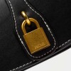 Mini Bag Celina en Efecto Cuero Liso Negro