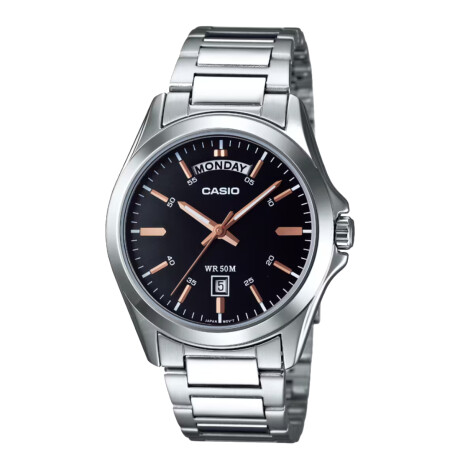 Reloj CASIO MTP1370D-1A2VDF Acero Plateado Esfera 40mm 0