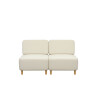 Pack x2 Sillón Modular Lumax de encastre Orebo en caja Beige