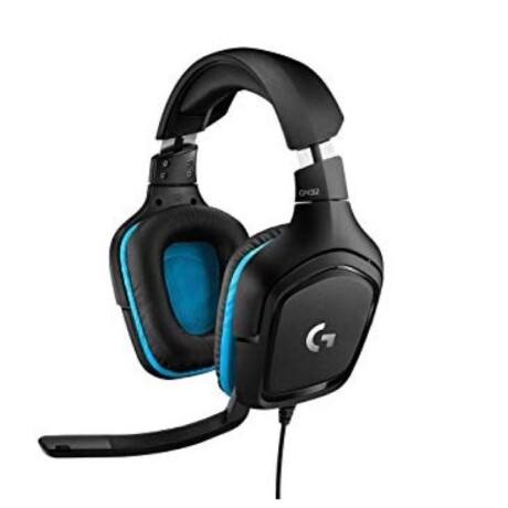 Auriculares Gamer Logitech G432 PC PS4 XboxOne Negro Azul Auriculares Gamer Logitech G432 PC PS4 XboxOne Negro Azul