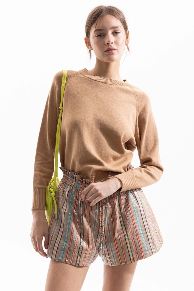 SWEATER PRETO Camel