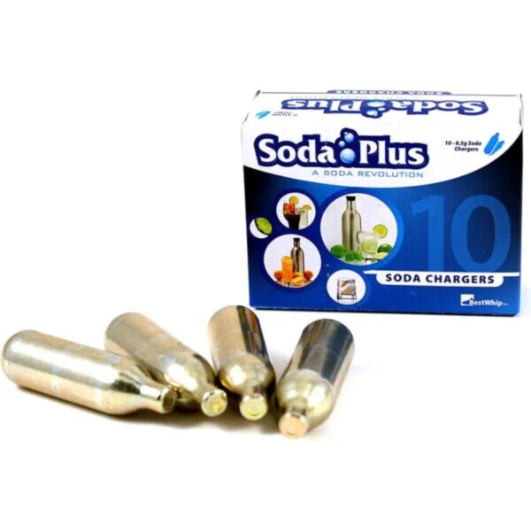 Capsulas Gas CO2 8g para Sifon Soda x10 Capsulas Gas CO2 8g para Sifon Soda x10