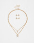 Bijouterie Set Premium Gold Bijouterie Set Bañada En Oro - Dorado