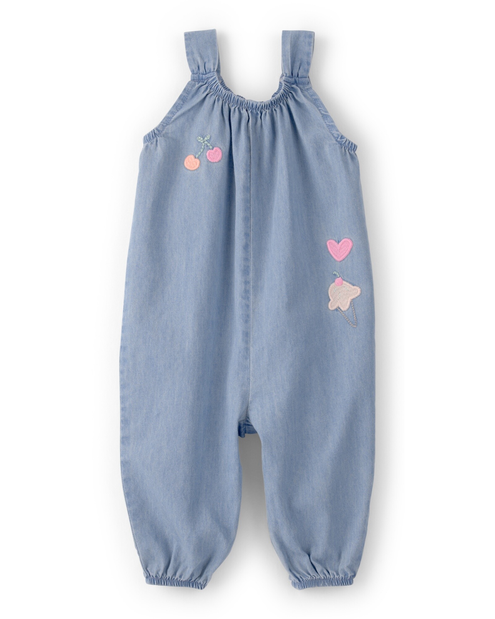Monito de chambray con bordado Sin color