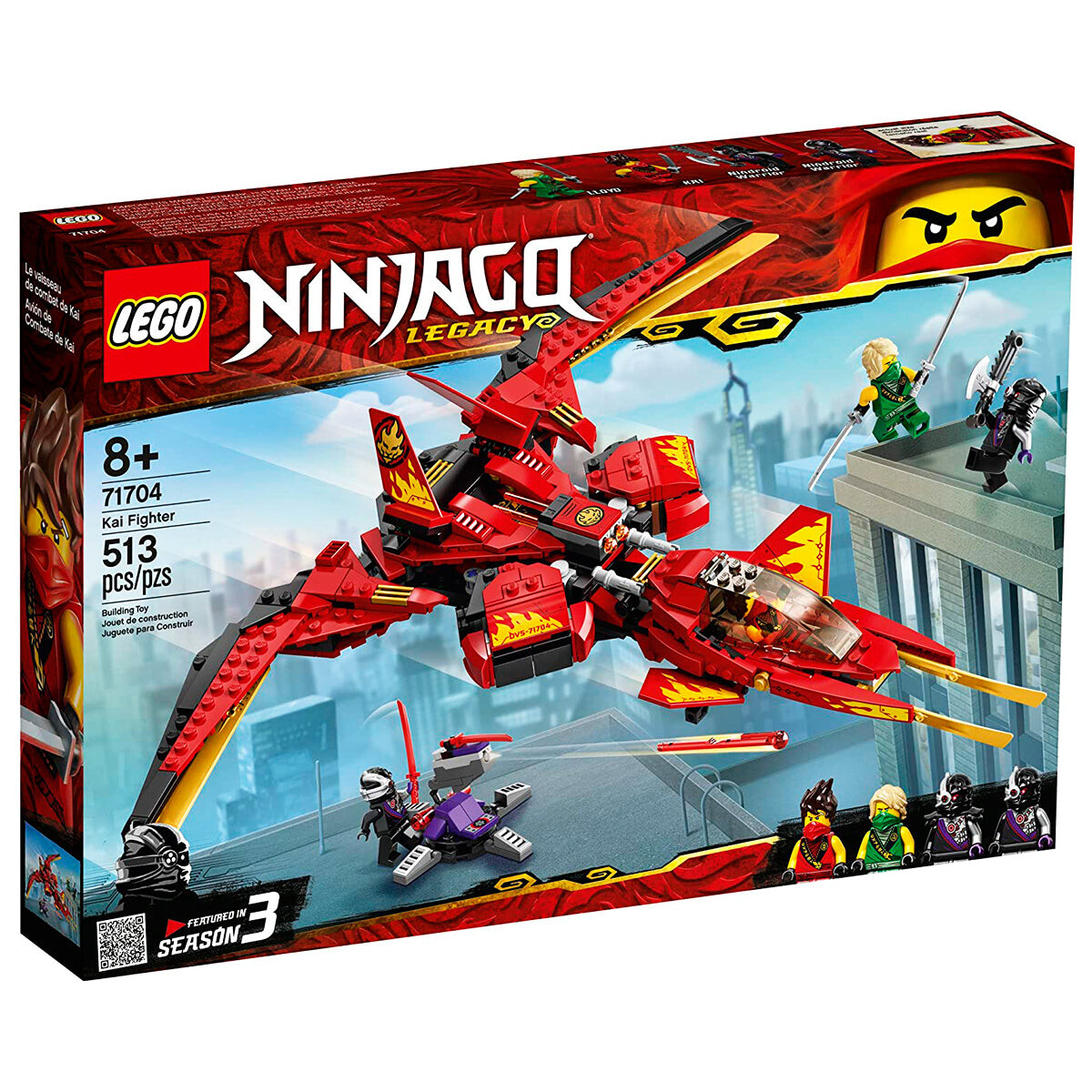 Lego Ninjago Avión De Combate De Kai 513 piezas 