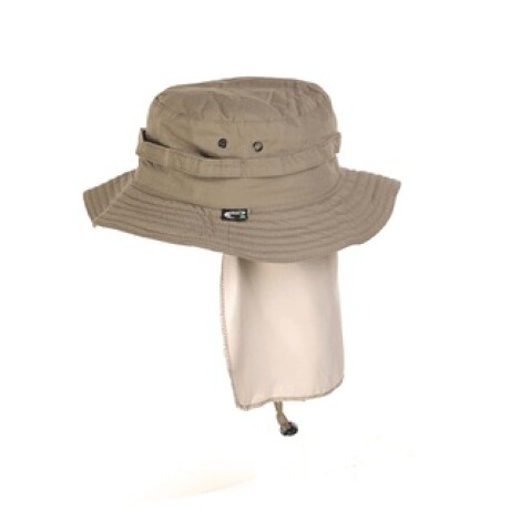 Sombrero Capelina de pescador con cubre nuca Protección UV50+ - Fox Boy Caqui