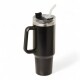 Jarra Vaso Terminico 1200ml Ac Inox y sorbete en Ac inox Negro