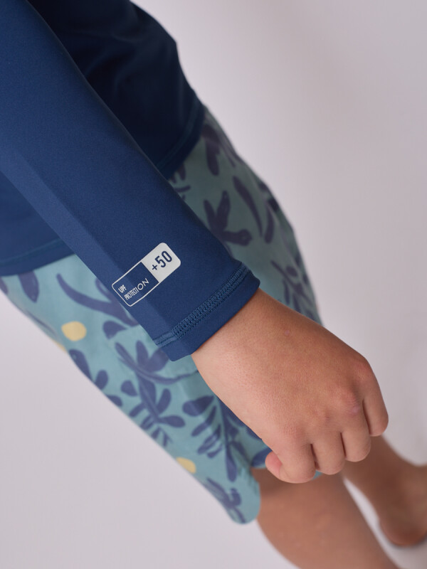 T-SHIRT TECNICA LETTIES26 TEEN RUSTY Azul