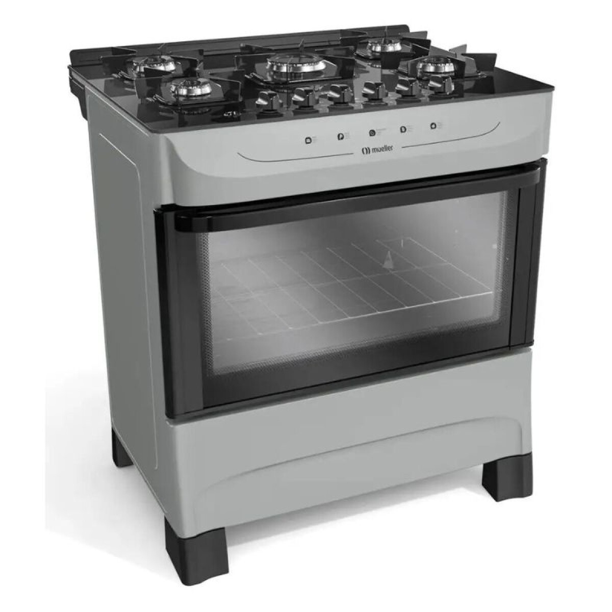 COCINA 5H A GAS HAMBURGO TITANIO - GRIS 