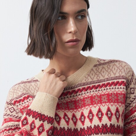 SWEATER<br /> HUANCAYO Beige Melange