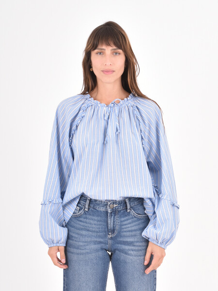 BLUSA DELIA AZUL CLARO