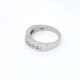Anillo En Oro 18K Blanco Y Brillantes Anillo En Oro 18K Blanco Y Brillantes