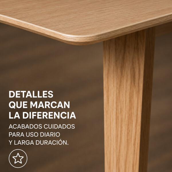 Mesa ComboHome Swift Rectangular 120 x 80 Calidad Premium Marrón 1