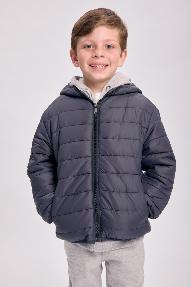 Campera abrigo Azul