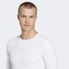 Remera Adidas Manga Larga Techfit Blanco