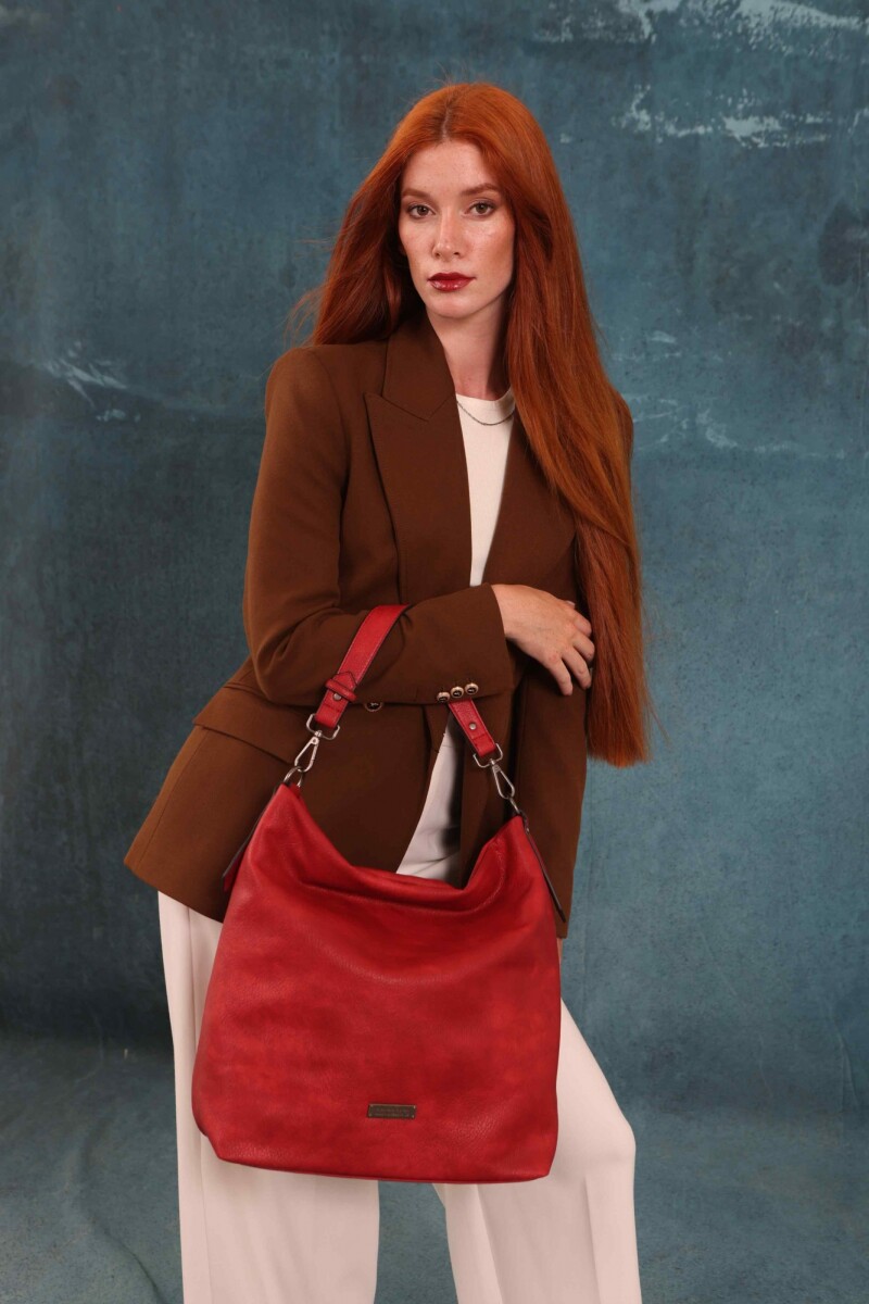 CARTERA PEONIA - frambuesa 