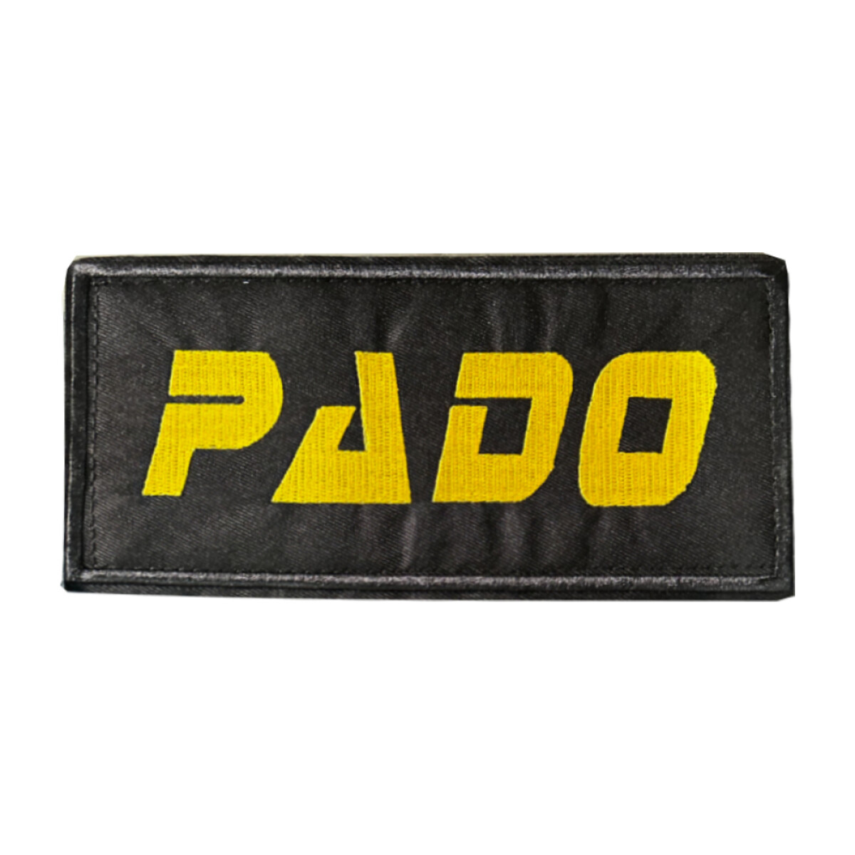 Parche bordado para chaleco - PADO AMARILLO 