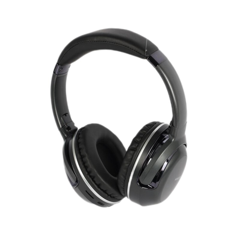 Auriculares bluetooth BT820 con vincha ajustable negro Auriculares bluetooth BT820 con vincha ajustable negro