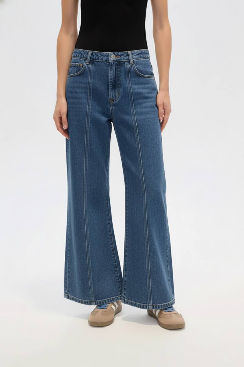 Pantalon Ferrugem - Azul Medio 