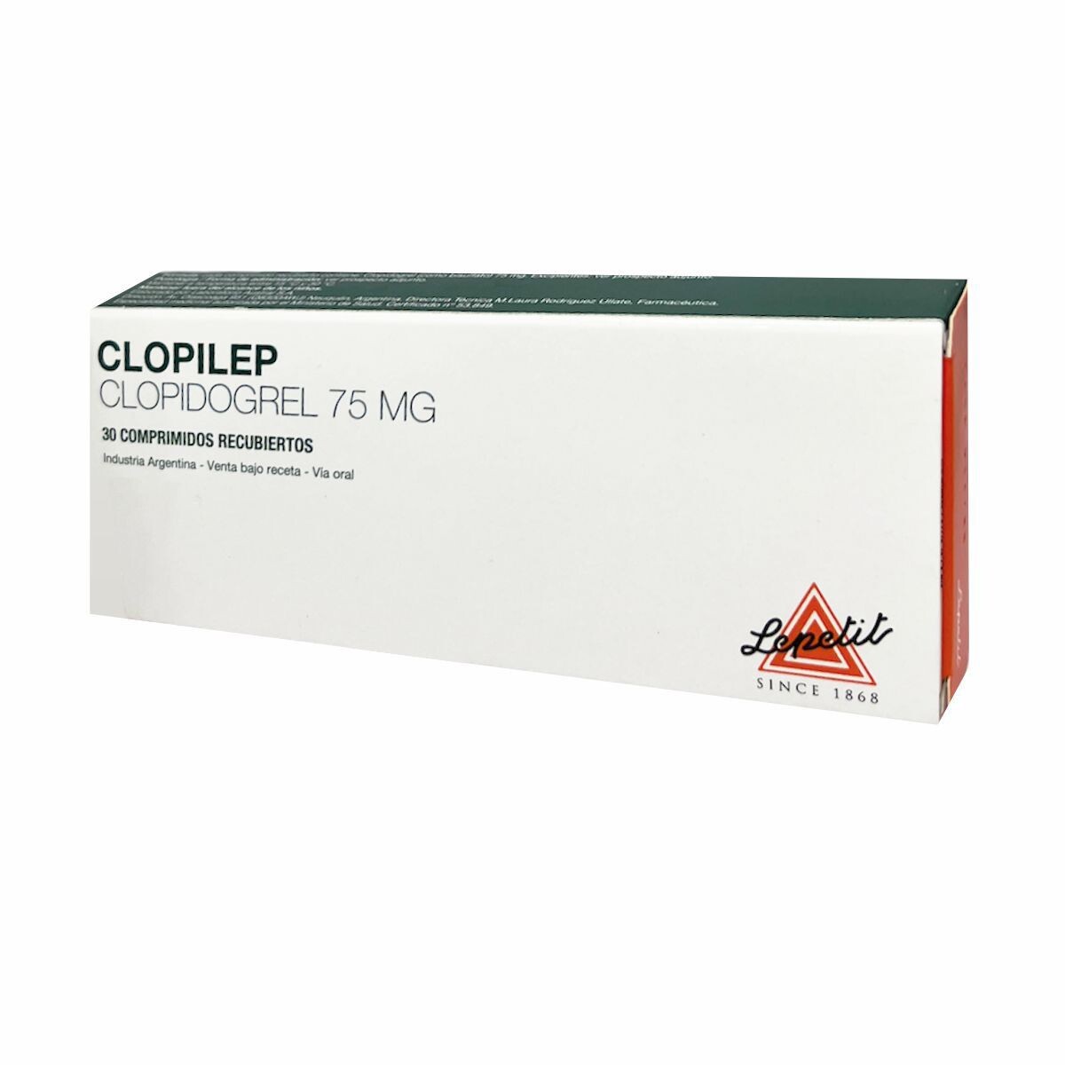 CLOPILEP 75 MG CJ X 30 COMP. REC. 