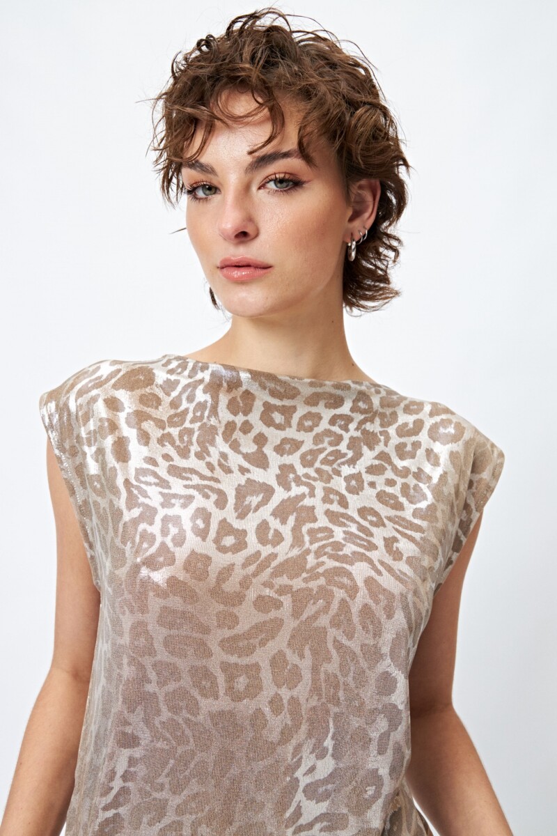 TOP HILTON Beige