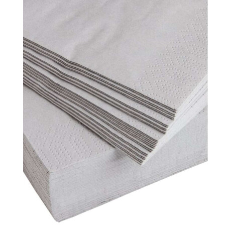 Servilletas papel MOLTE gris 40x40 50uds Gris