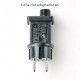 Guia Luces Solares 8mts 12 Lamp Led C/control Y Adaptador Ac Sin Color