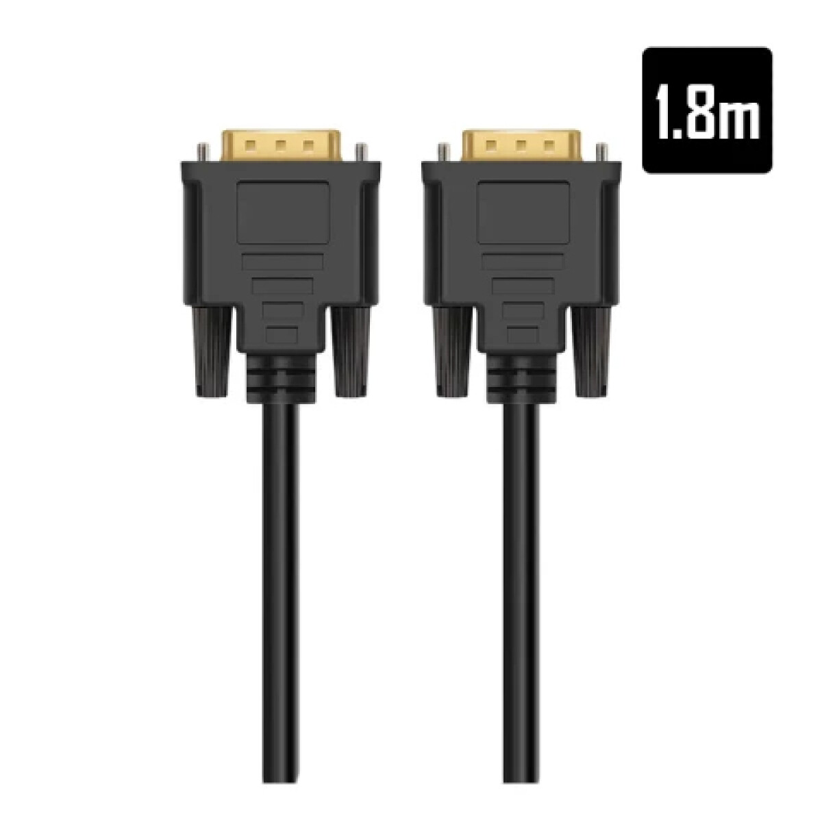 Cable DVI M/M 24+1 pin 1.8M - Unica 