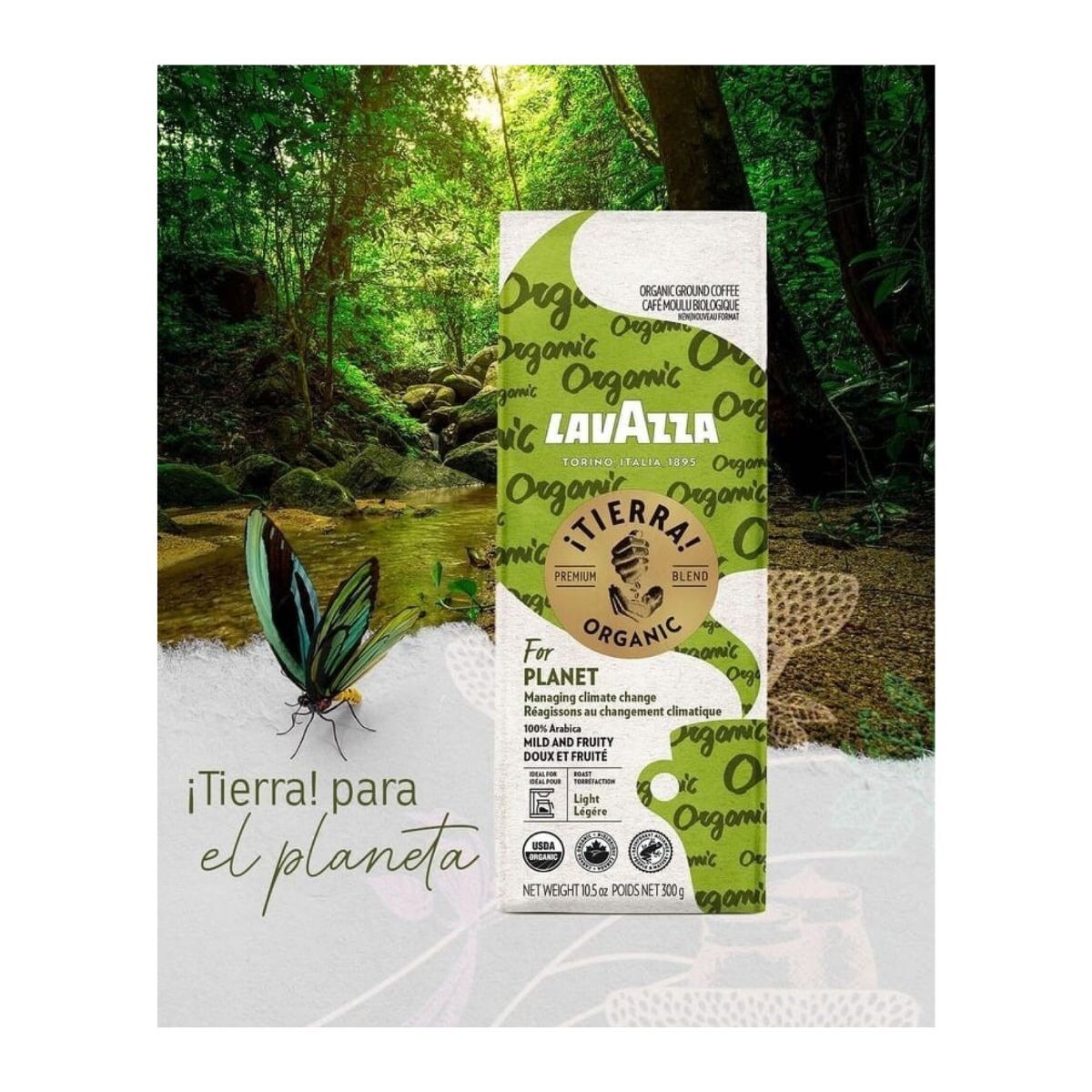 Café molido Bio organic ¡Tierra! For Planet 180 Gr. 
