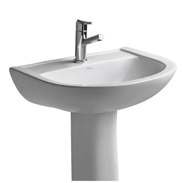 LAVATORIO BARI 1 AGUJERO COLOR BLANCO (SIN PEDESTAL) Lavatorio Bari 1 Agujero Color Blanco (sin Pedestal)