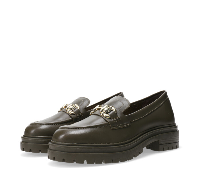 Zapatos de Mujer Bottero o c/hebilla Verde Oliva