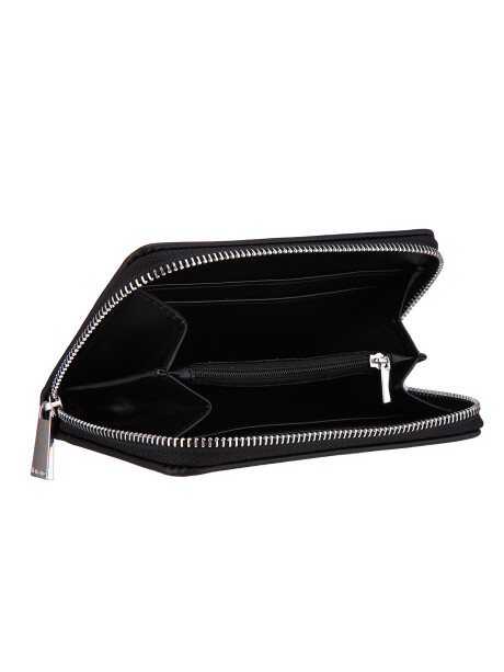 Monedero Malta Croco Negro