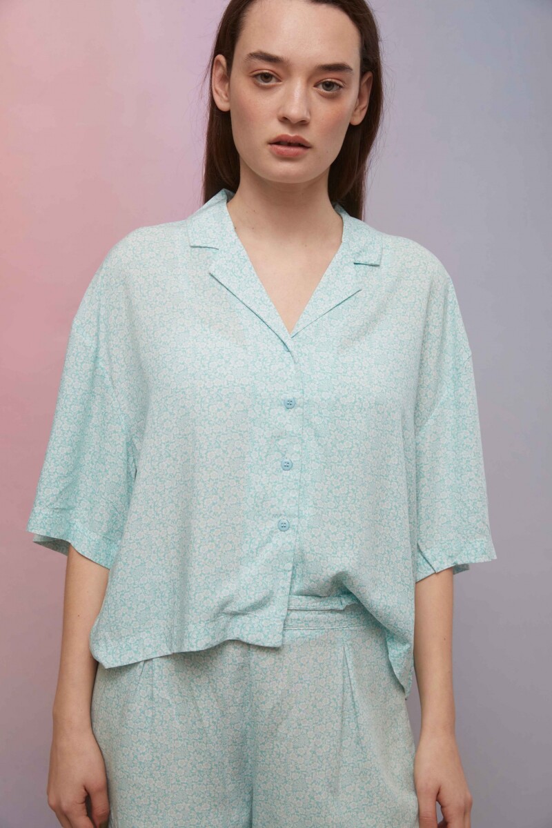 Pijama Penélope - Turquesa 