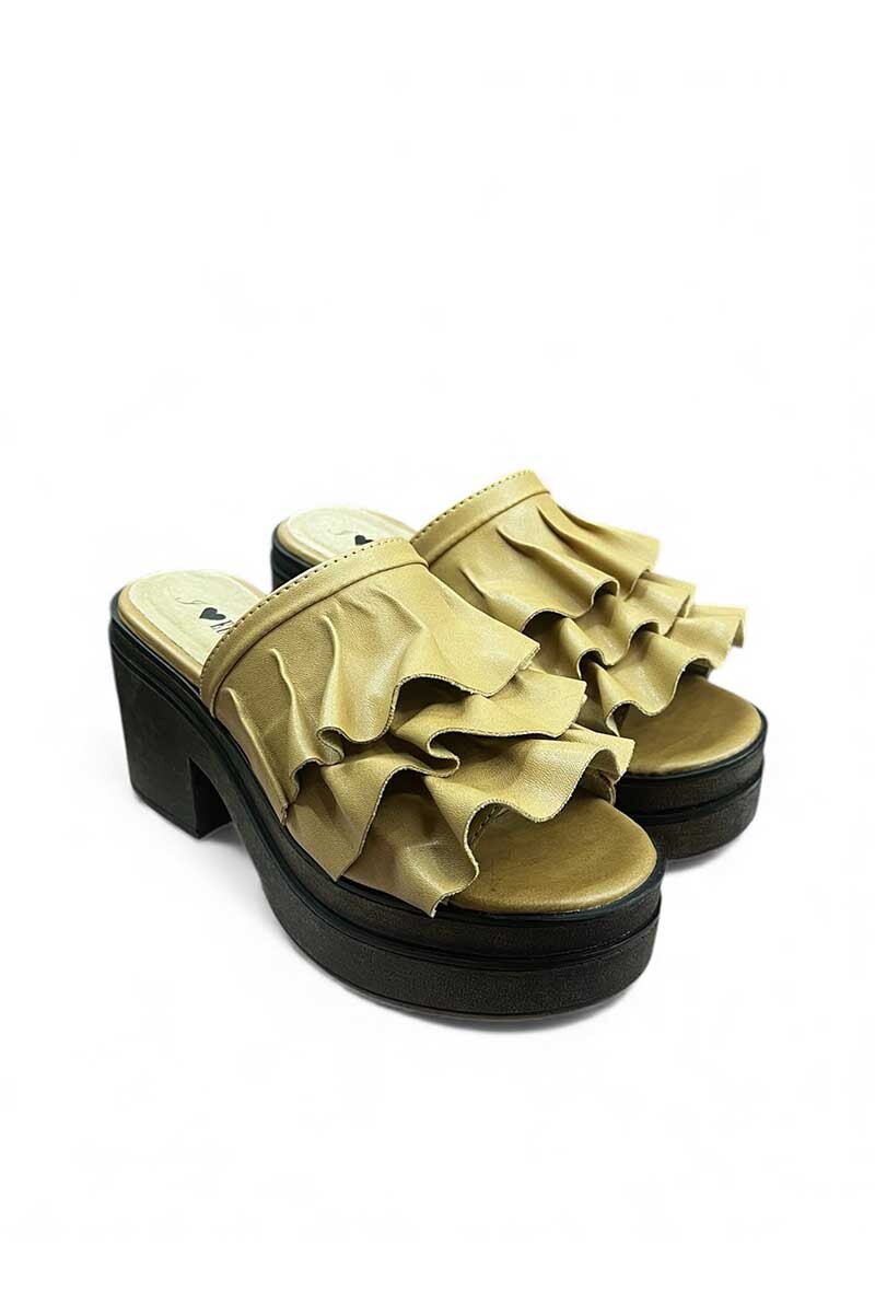 ZUECO PUNTA ABIERTA EURO 3097 15 Marron