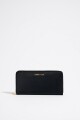 BILLETERA HORIZONTAL CON CREMA Negro