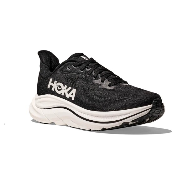 Hoka Clifton 10 Champion para hombre - Negro/Blanco Negro-Blanco