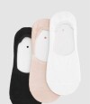 Pack de 3 medias invisibles lisas Variante 38