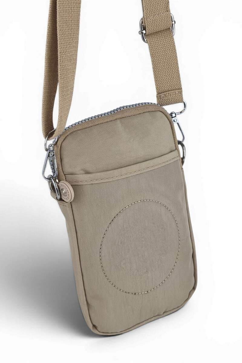 Bolso Portacelular Crossbody Beige