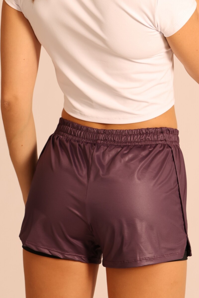 Short LILA OSCURO
