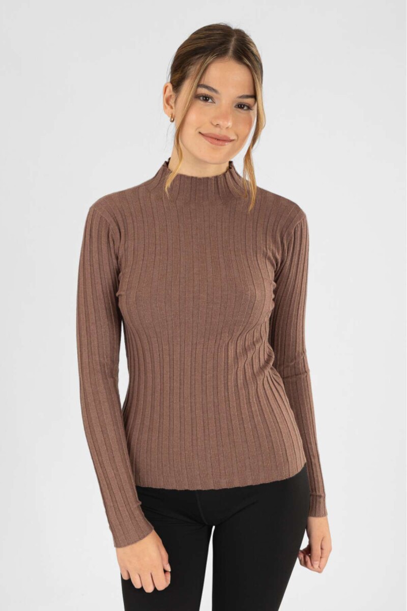 Polera tote - Marron 